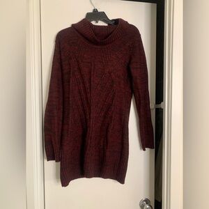 Alyx red & black sweater dress size medium women’s cozy winterwear excellent